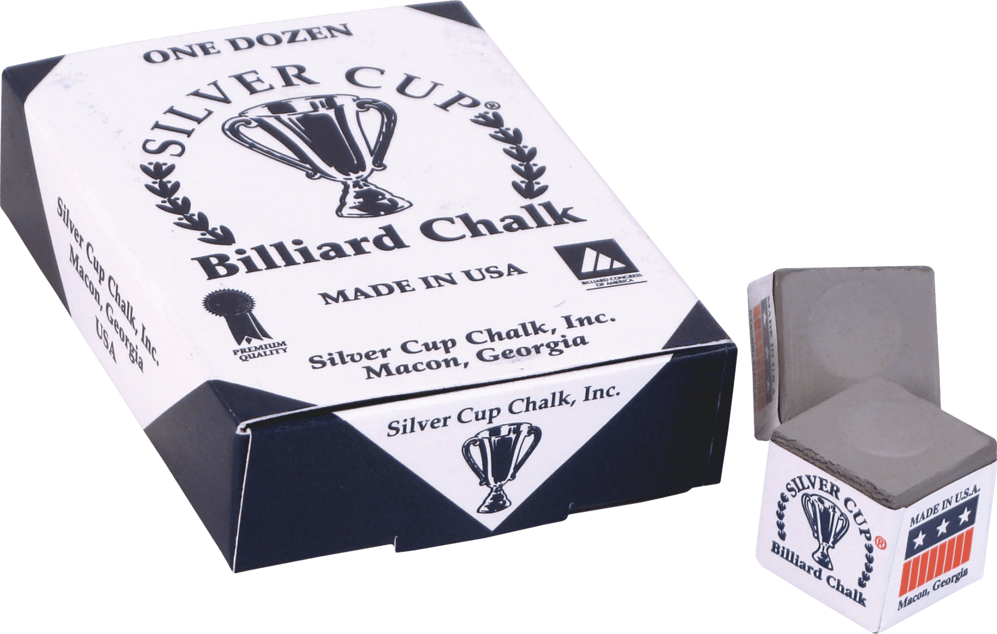 Silver Cup CHS12 Chalk - 12pc - Pool Shark Supply