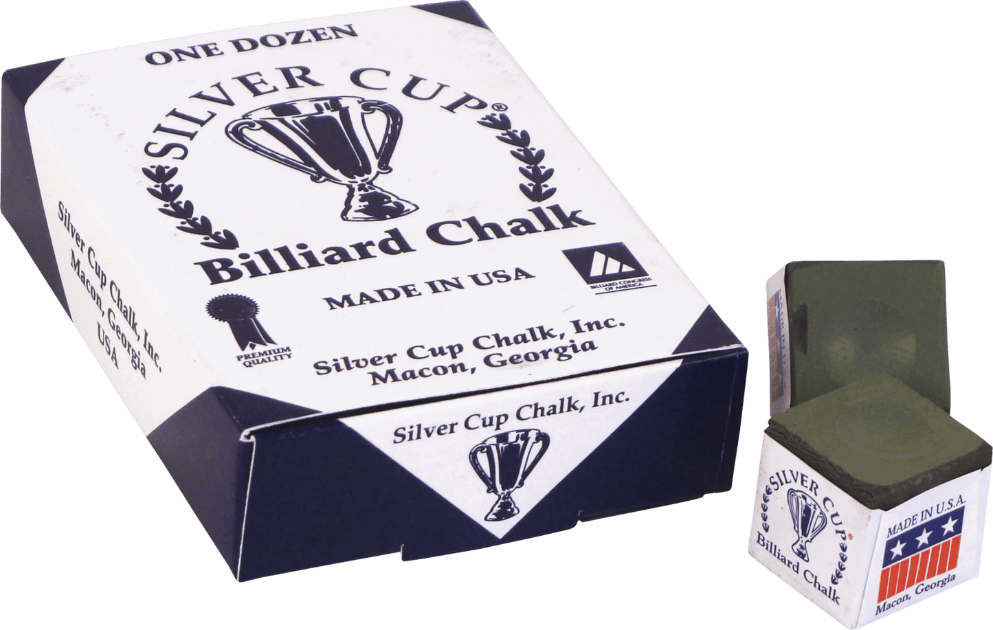 Silver Cup CHS12 Chalk - 12pc - Pool Shark Supply Pool Shark Supply