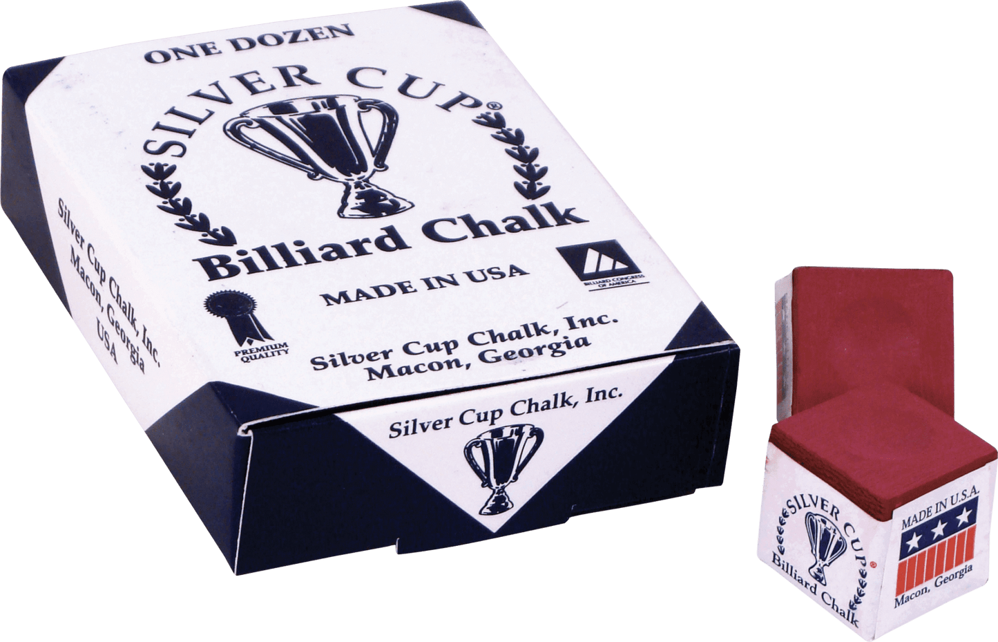 Silver Cup CHS12 Chalk - 12pc - Pool Shark Supply Pool Shark Supply