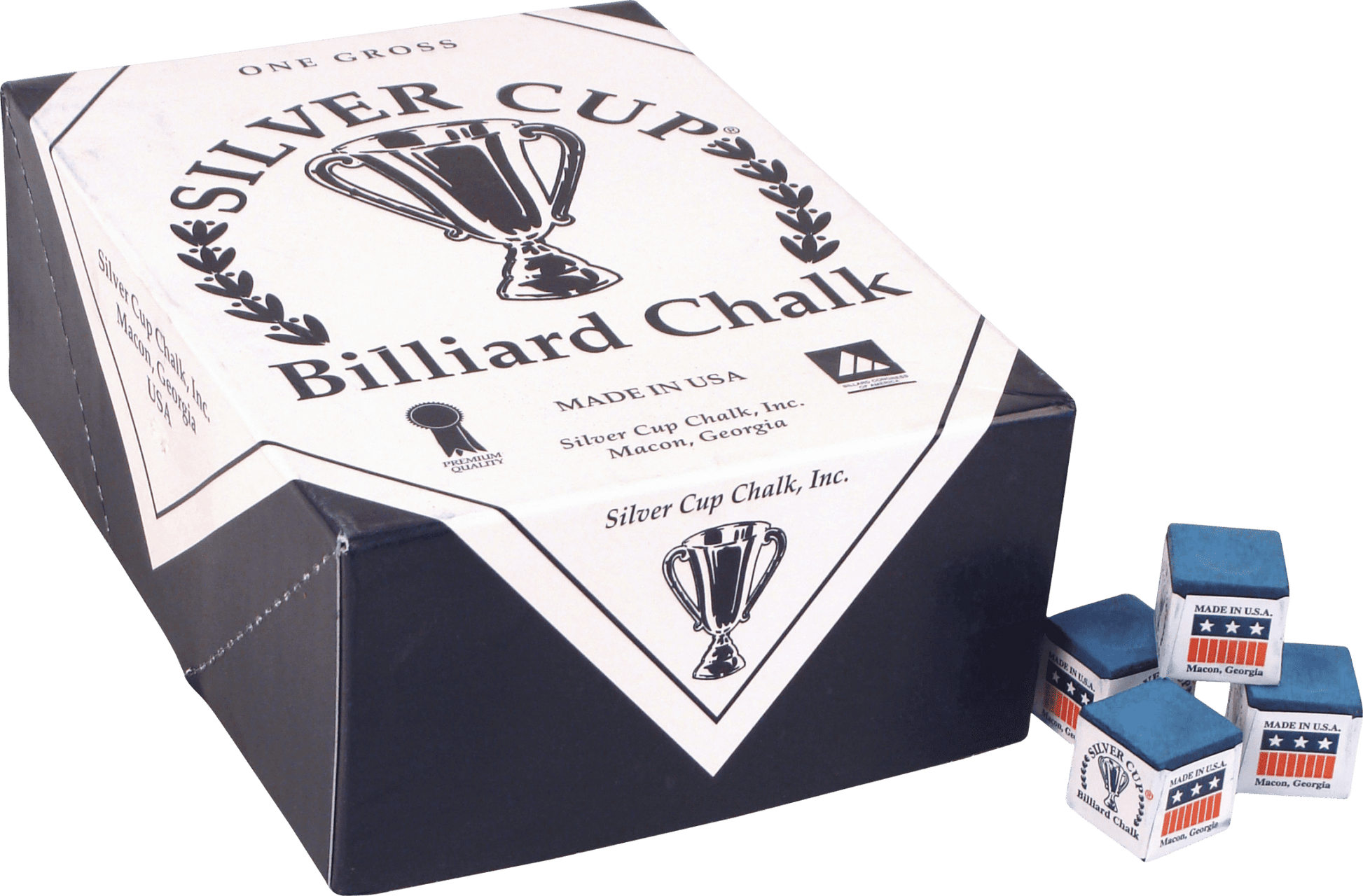 Silver Cup CHS144 Chalk - 144pc - Pool Shark Supply