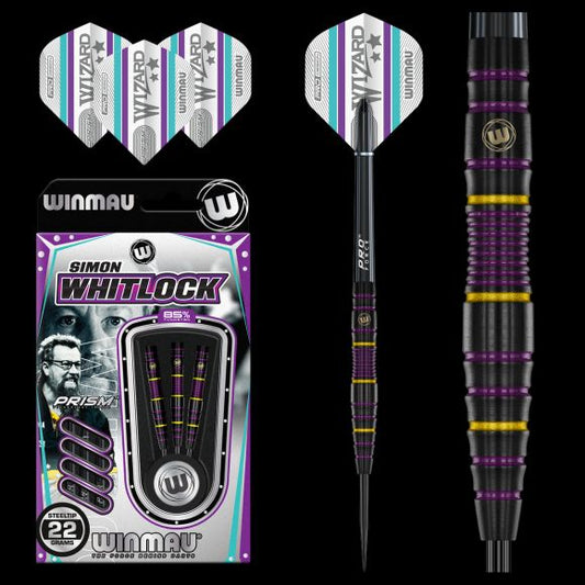 Simon Whitlock 85% Pro-Series Steel Tip Darts - Pool Shark Supply