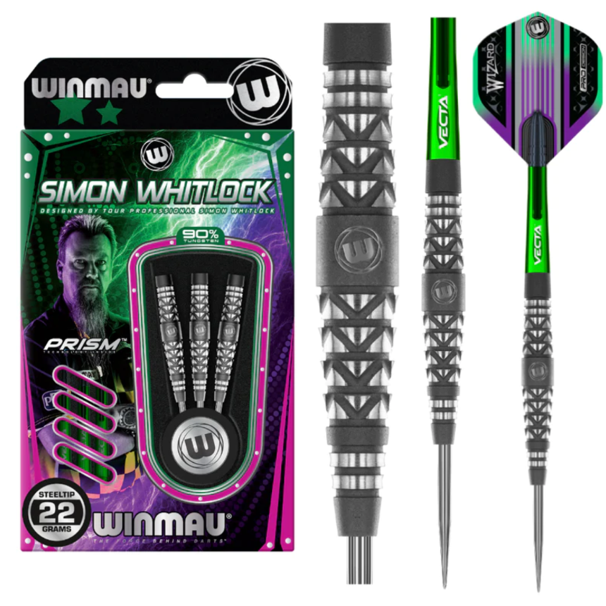 Simon Whitlock Shotblast Steel Tip Darts - Pool Shark Supply Pool Shark Supply