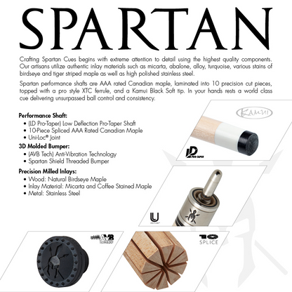 Spartan SPR07 Pool Cue - Pool Shark Supply