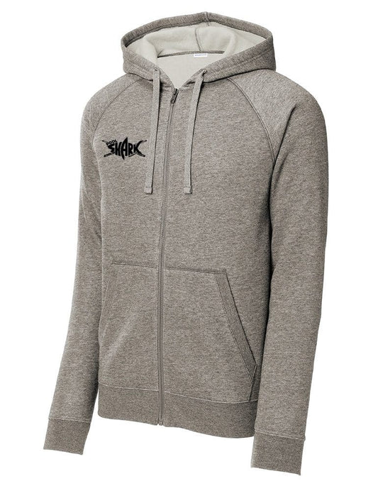 Sport-Tek Drive Fleece Hooded Full-Zip Vintage Heather - w/ - Single - Pool Shark Supply