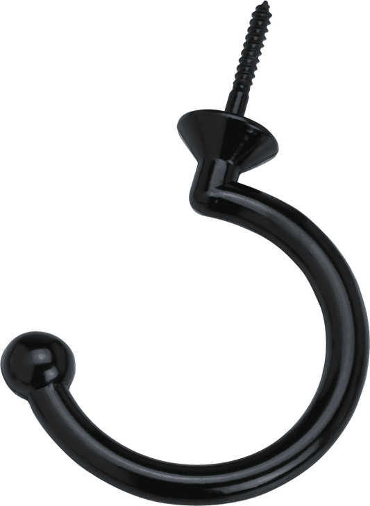 TPHKBF Small Black Hook - Pool Shark Supply