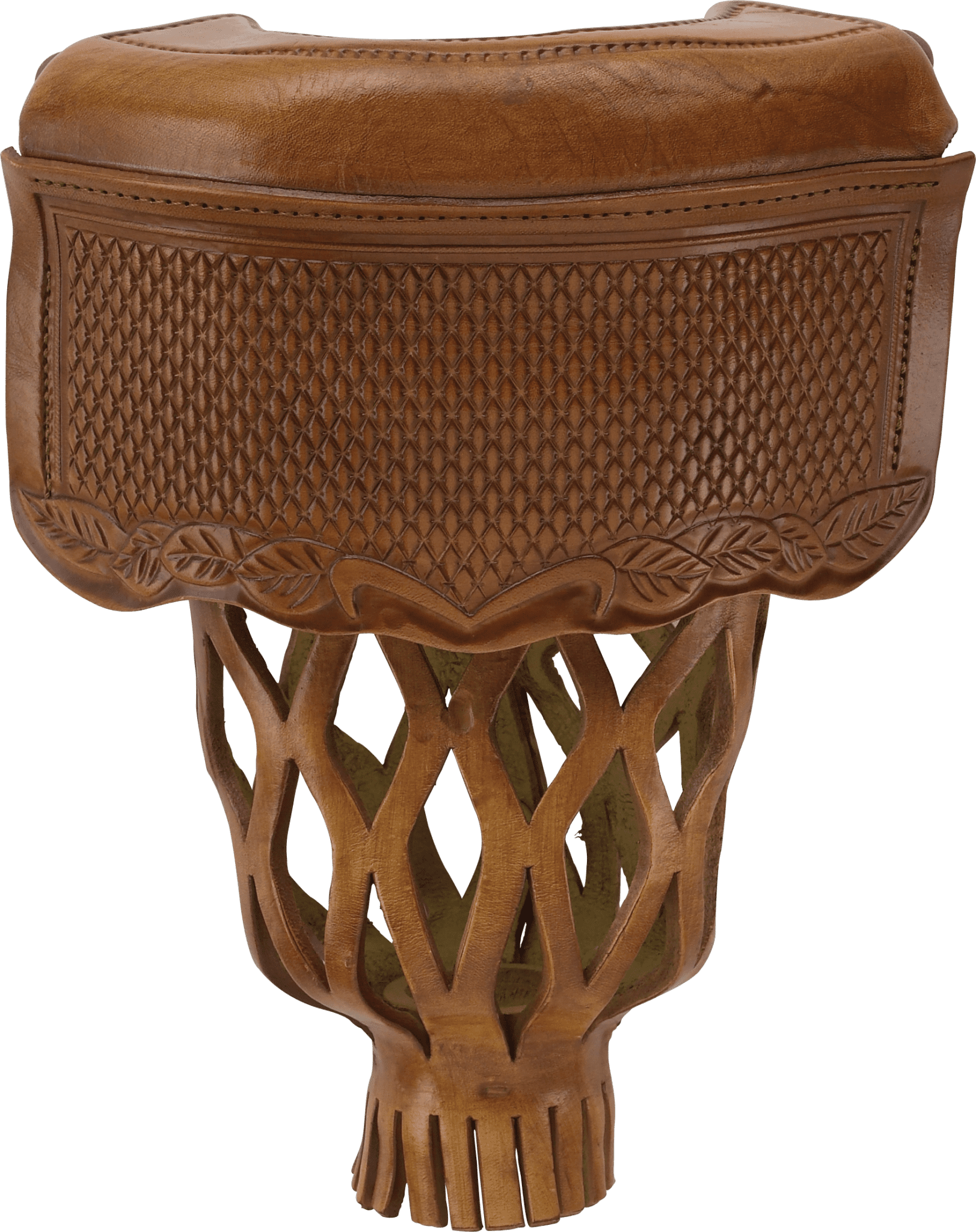 TPPK06 Tan Leather Shield Pockets - Pool Shark Supply