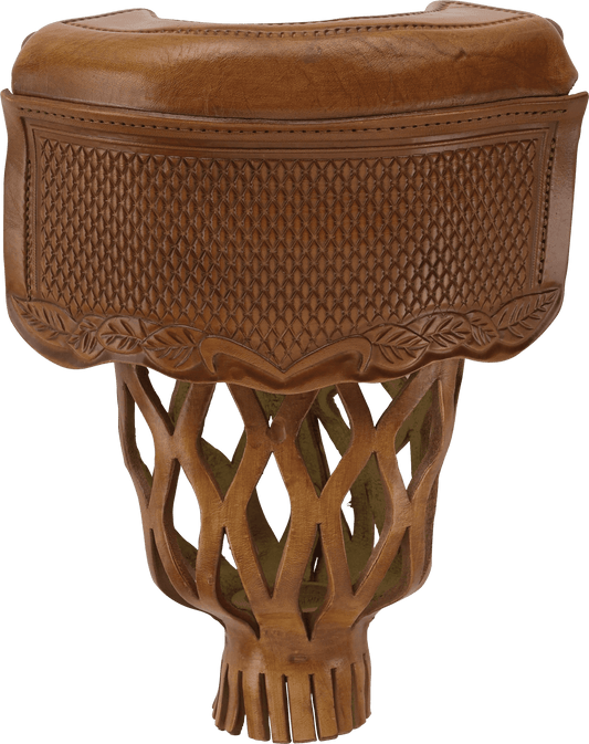 TPPK06 Tan Leather Shield Pockets - Pool Shark Supply