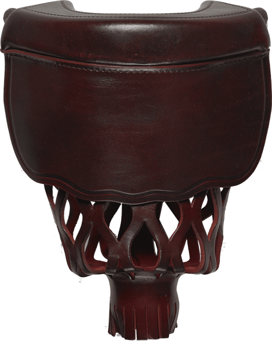 TPPK08 Burgundy Leather Shield Pockets (Set of 6) - Pool Shark Supply