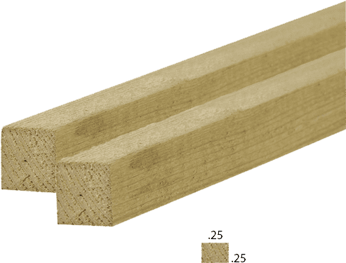 TPWFS Wooden Feather Strip - Set of 6 - Pool Shark Supply