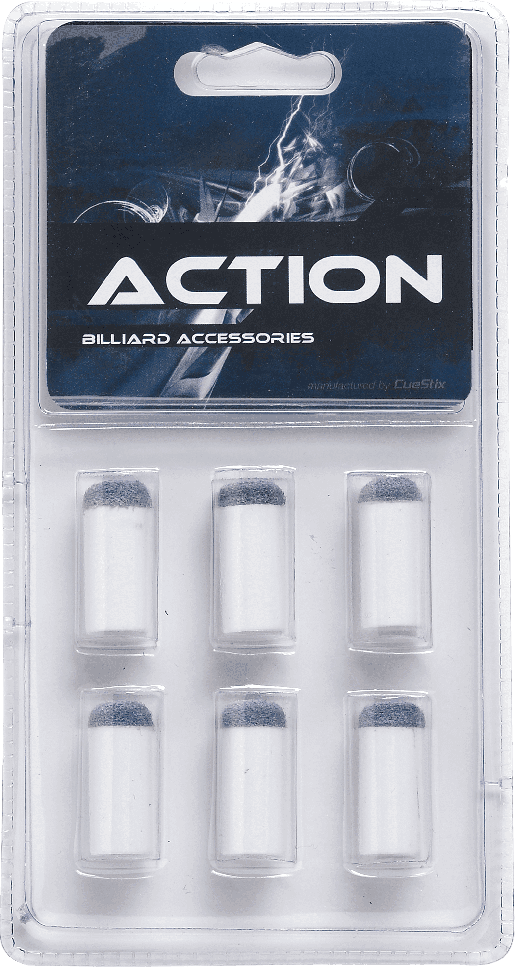 TR6SOB Slip-on Blue Tip & Ferrules - Pack of 6 - Pool Shark Supply