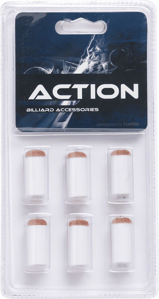 TR6SOR Slip-on Brown Tip & Ferrules - Pack of 6 - Pool Shark Supply