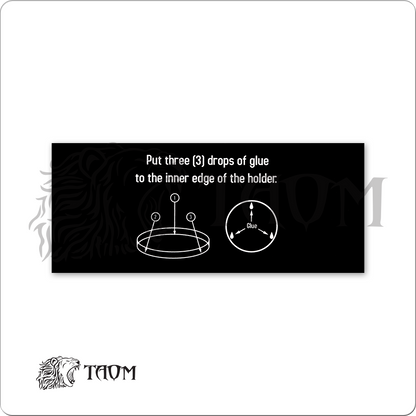 Taom QCTAO Magnetite Chalk Holder with Cup - Pool Shark Supply