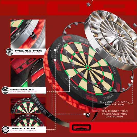 Target 2024 Tor Dartboard - Pool Shark Supply