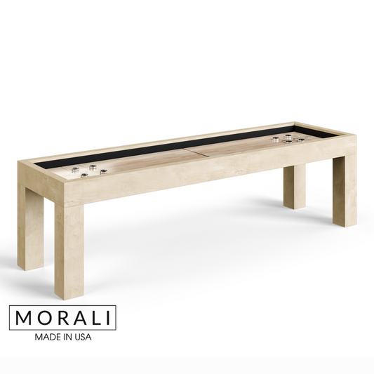 The Modern Shuffleboard (Oak Wood Natural Finish) - Pool Shark Supply