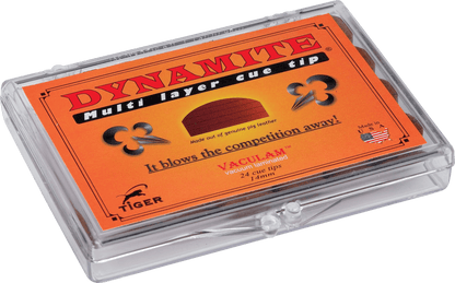 Tiger Dynamite QTTDYN12 Tip - Box of 12 - Pool Shark Supply