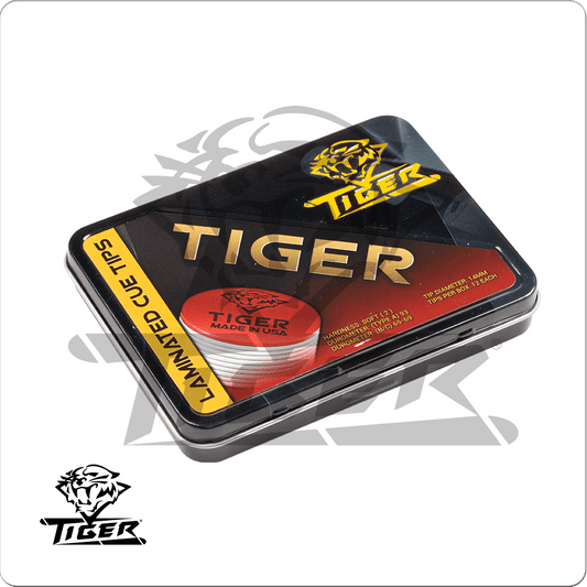Tiger Laminated QTTLT12 Soft Cue Tips - box of 12 - Pool Shark Supply