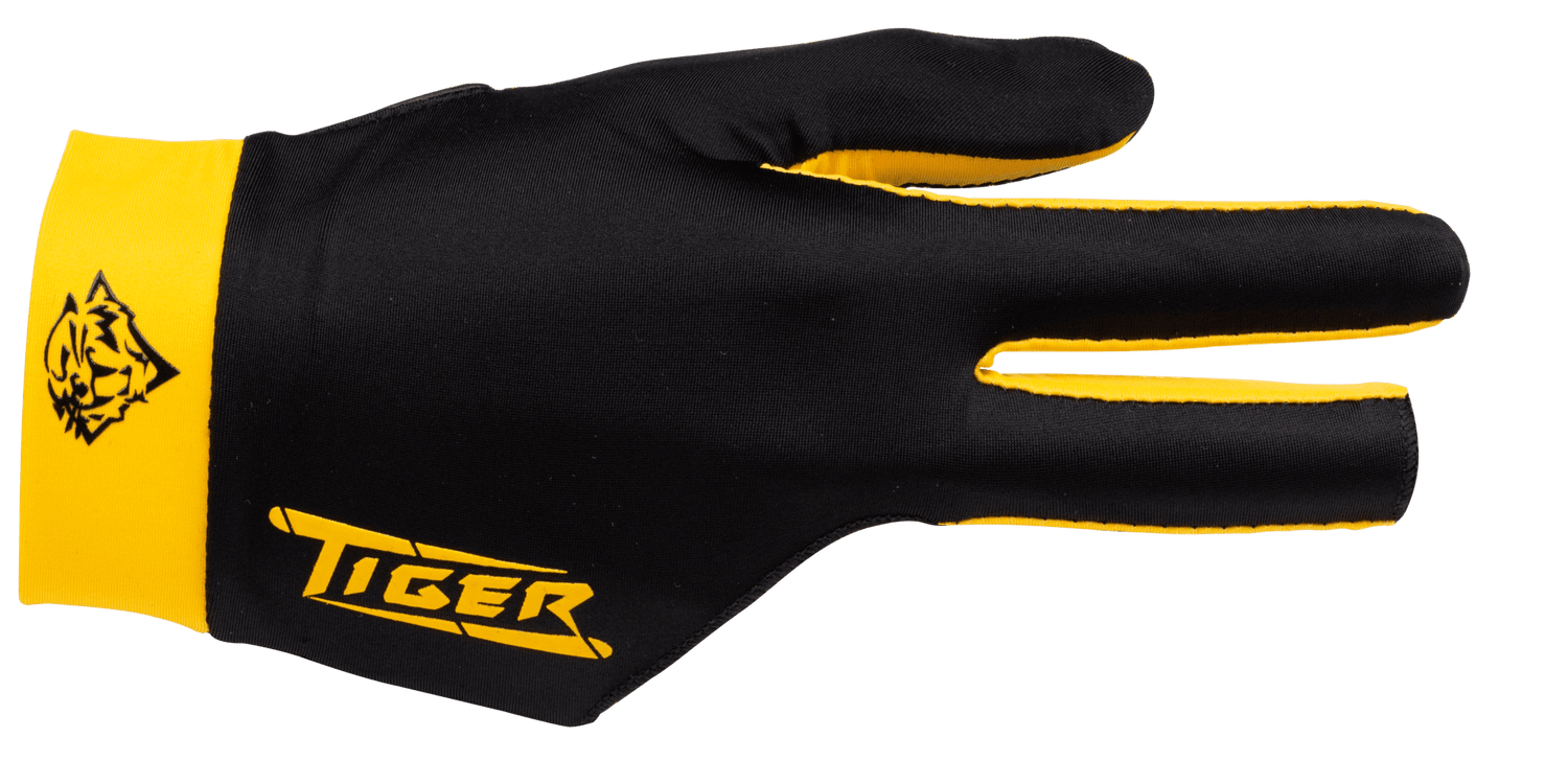 Tiger X Yellow BGLTGY Glove - Bridge Hand Left - Pool Shark Supply