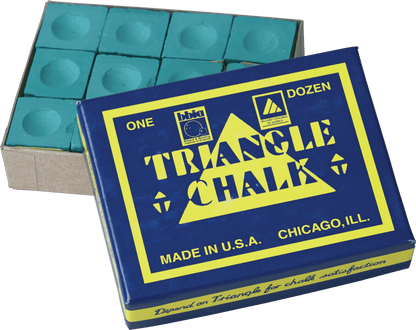 Triangle CHT12 Chalk - 12pc - Pool Shark Supply