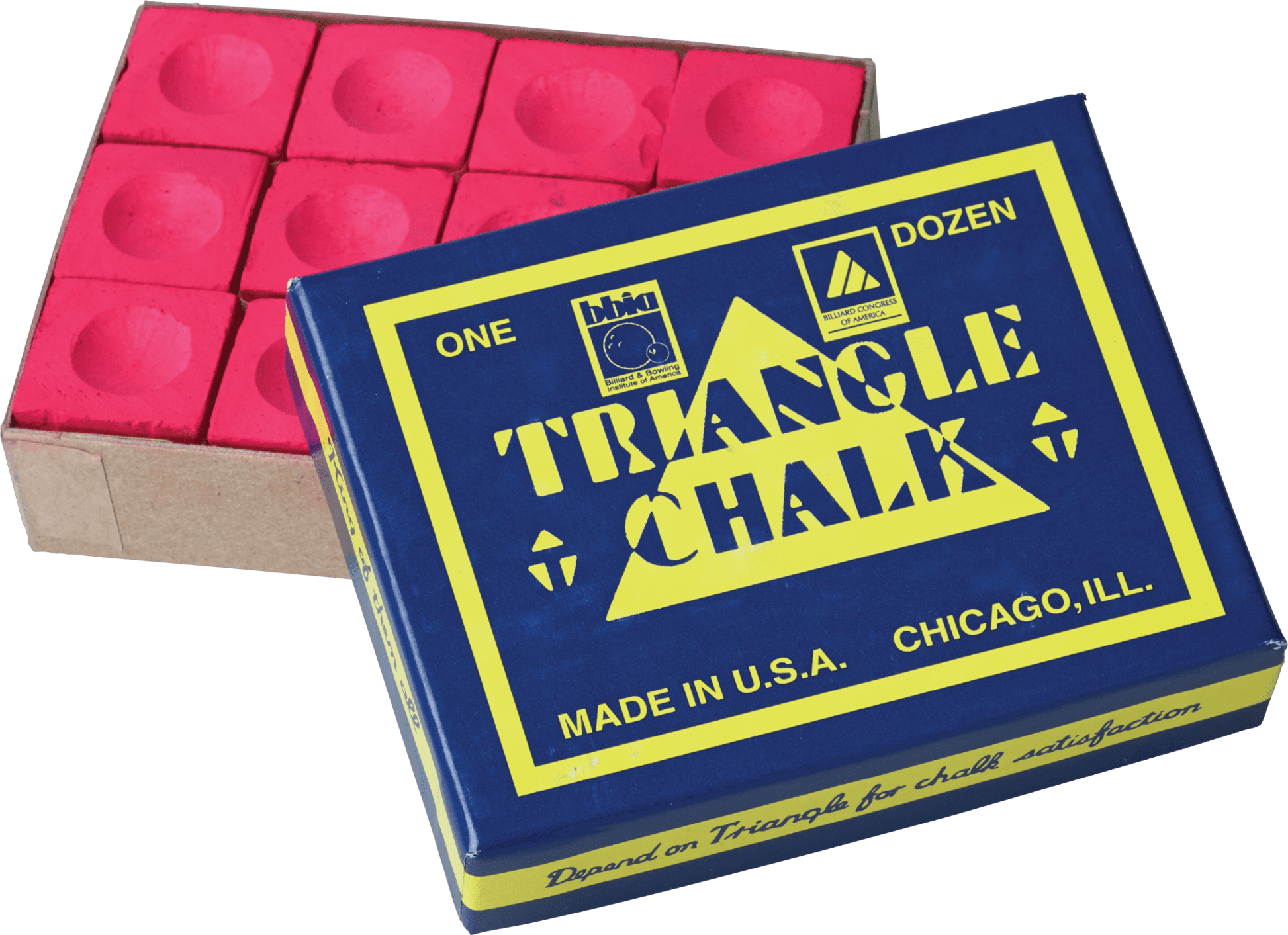 Triangle CHT12 Chalk - 12pc - Pool Shark Supply