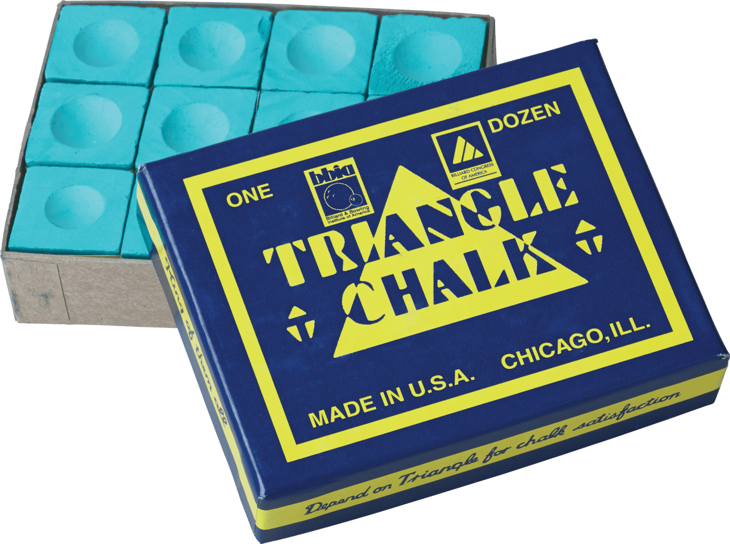 Triangle CHT12 Chalk - 12pc - Pool Shark Supply Pool Shark Supply