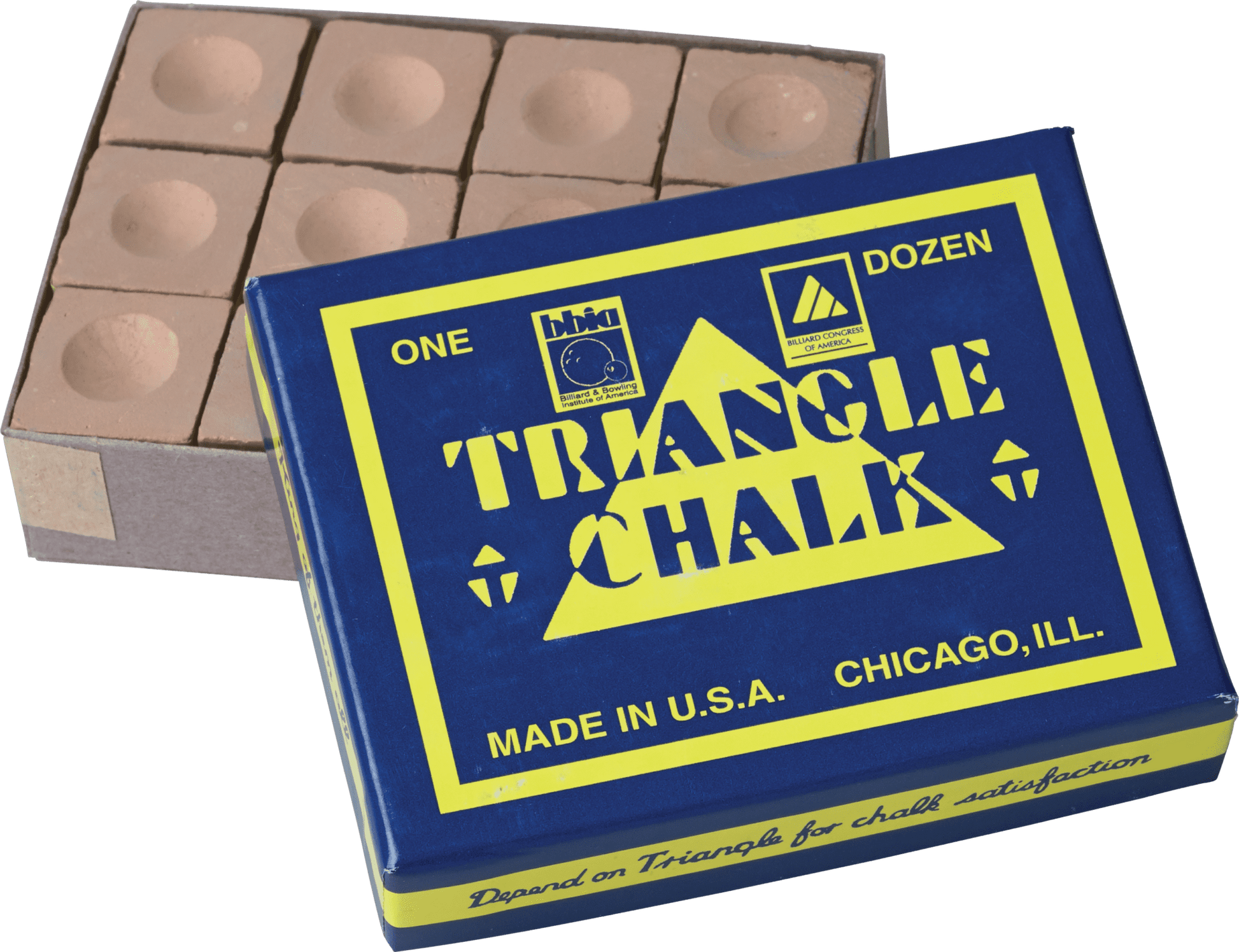 Triangle CHT12 Chalk - 12pc - Pool Shark Supply