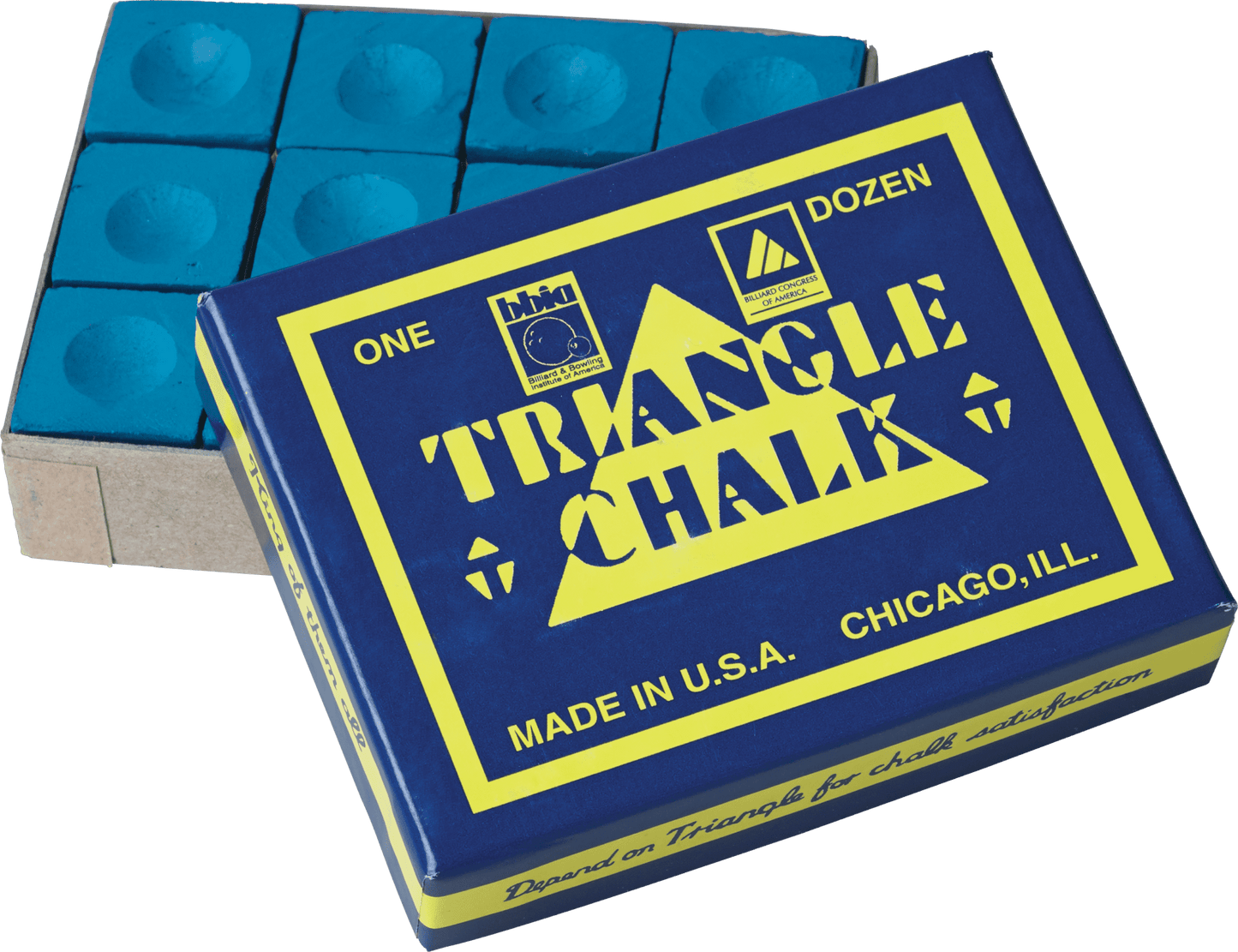 Triangle CHT12 Chalk - 12pc - Pool Shark Supply Pool Shark Supply