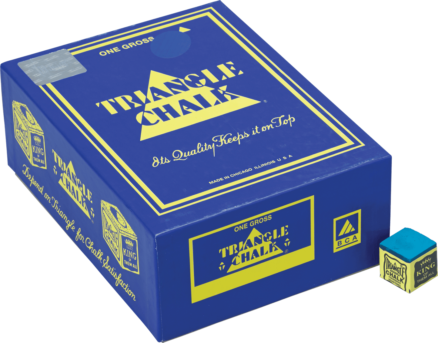 Triangle CHT144 Chalk - 144pc - Pool Shark Supply Pool Shark Supply
