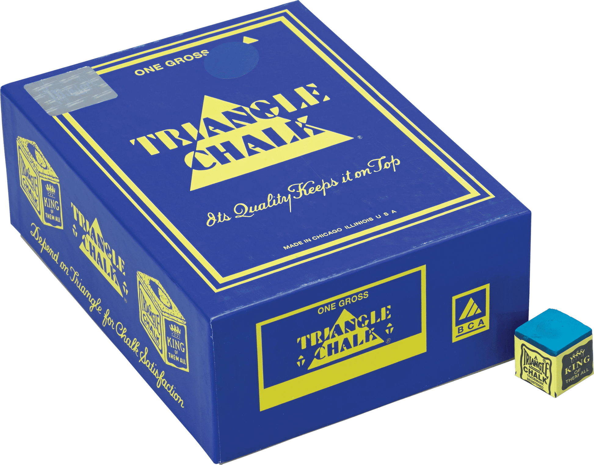 Triangle CHT144 Chalk - 144pc - Pool Shark Supply