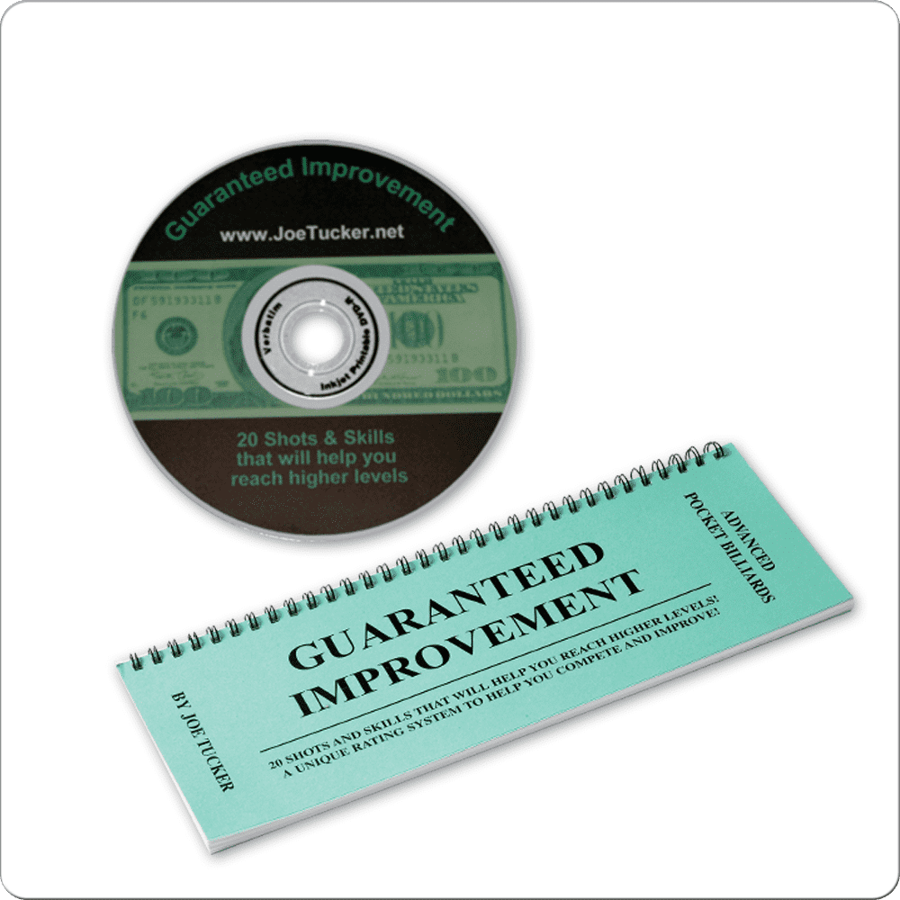 Tuckers BKJTGI Guaranteed Improvement Book and DVD Set - Pool Shark Supply Pool Shark Supply