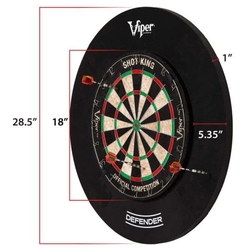 Viper Wall Defender 1 Dartboard Surround - Pool Shark Supply Pool Shark Supply