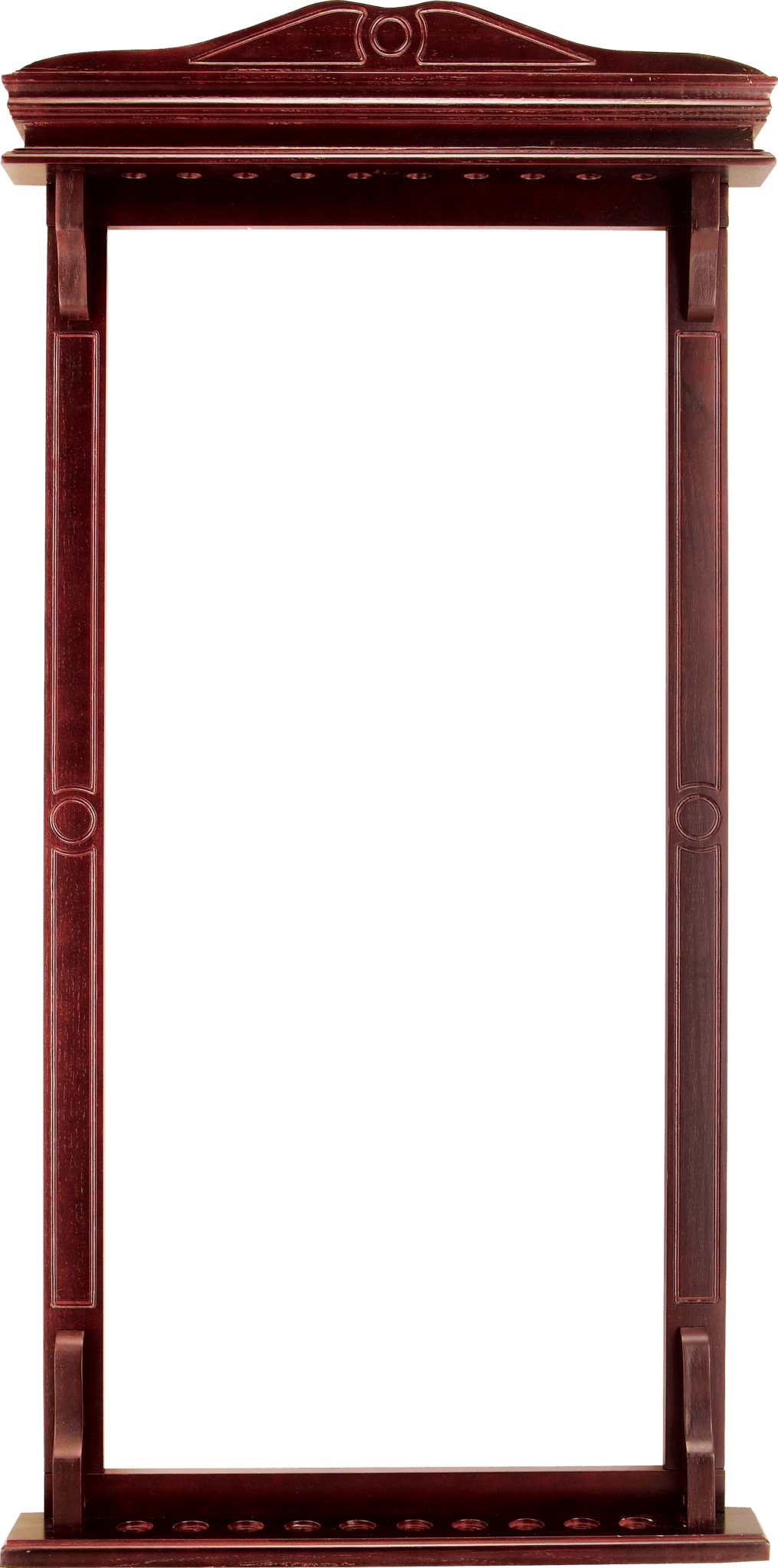 WR10 10 Pool Cue Wall Rack - Pool Shark Supply