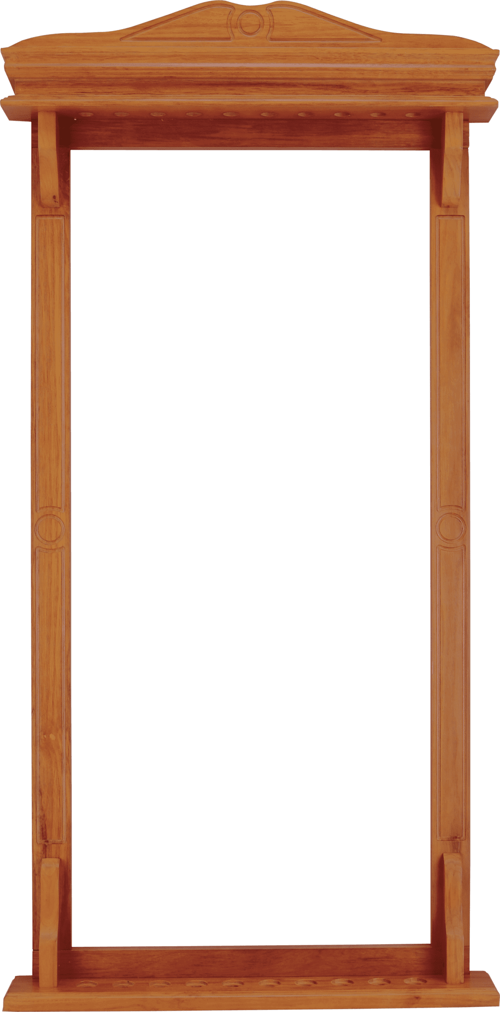 WR10 10 Pool Cue Wall Rack - Pool Shark Supply Pool Shark Supply