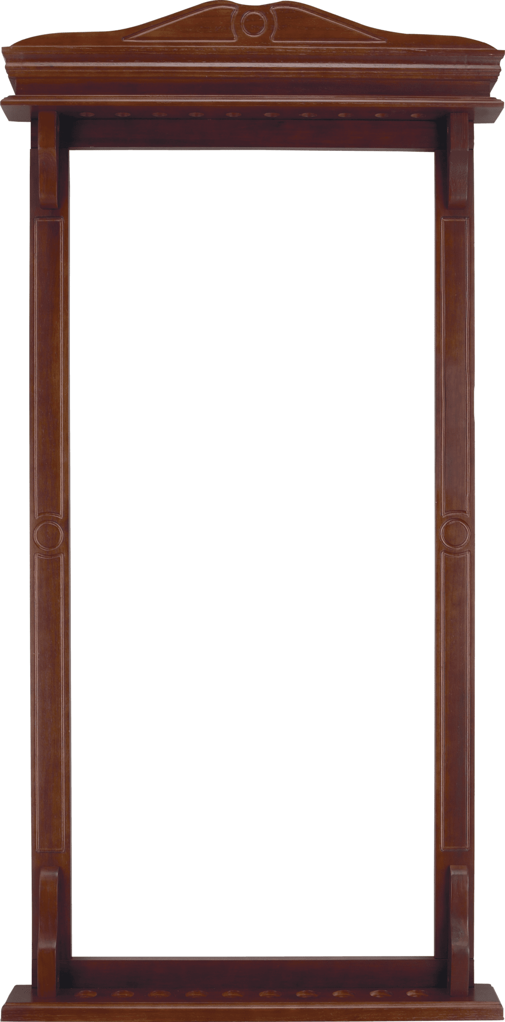 WR10 10 Pool Cue Wall Rack - Pool Shark Supply Pool Shark Supply