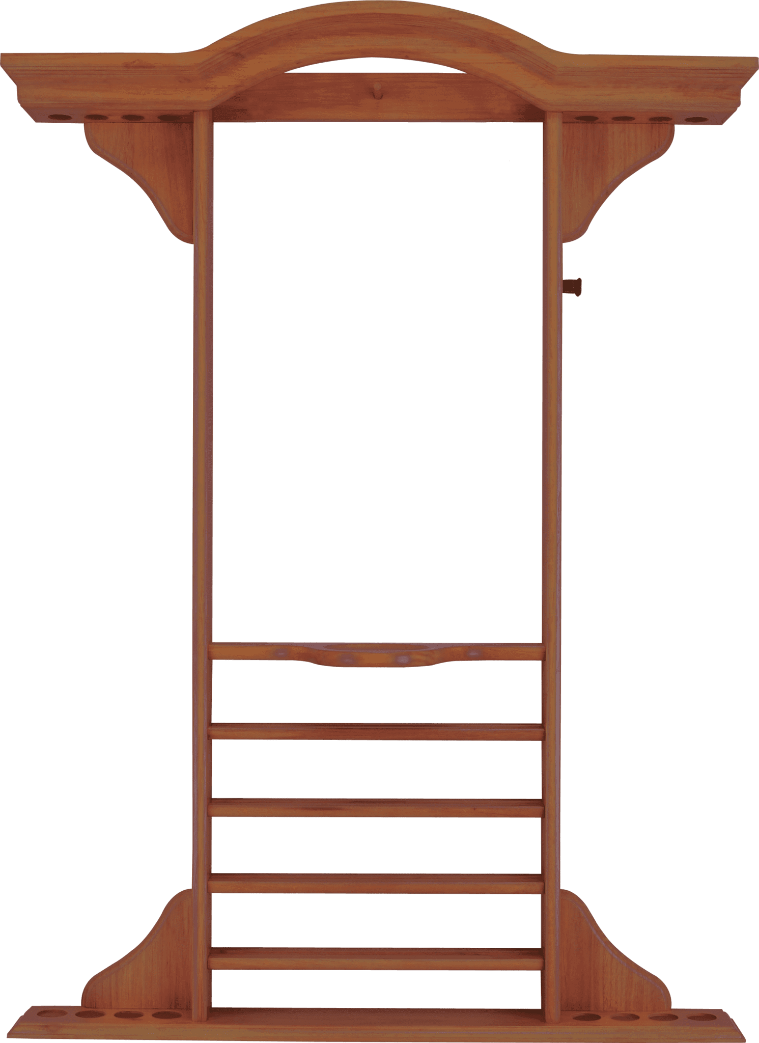 WR8 8 Pool Cue Wall Rack - Pool Shark Supply