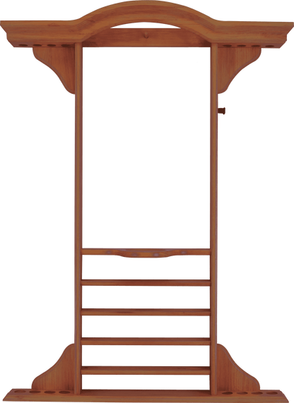 WR8 8 Pool Cue Wall Rack - Pool Shark Supply