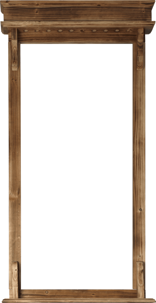 WRR10 10 Pool Cue Rustic Wall Rack - Pool Shark Supply