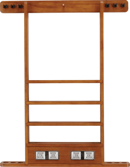 WRSC 6 Pool Cue Wall Rack w/ Score Counter - Pool Shark Supply