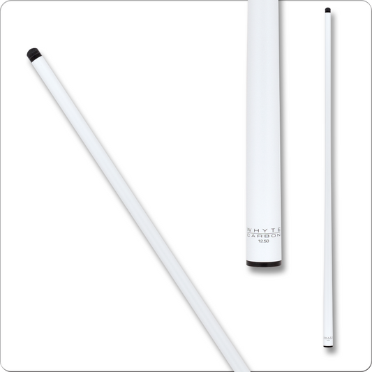 Whyte Carbon WCFP Carbon Fiber Shaft - Pearl White - 12.5mm (Various Pins available) - Pool Shark Supply