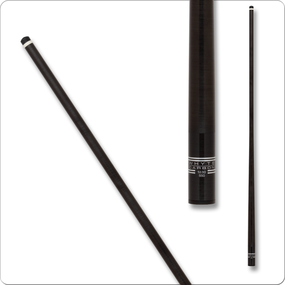Whyte Carbon WCFR Carbon Fiber Shaft - Raw Carbon - 12.5mm (Various Pins available) - Pool Shark Supply Pool Shark Supply