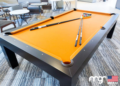 The Modern Pool Table (Oak Wood with Espresso Finish) - Pool Shark Supply
